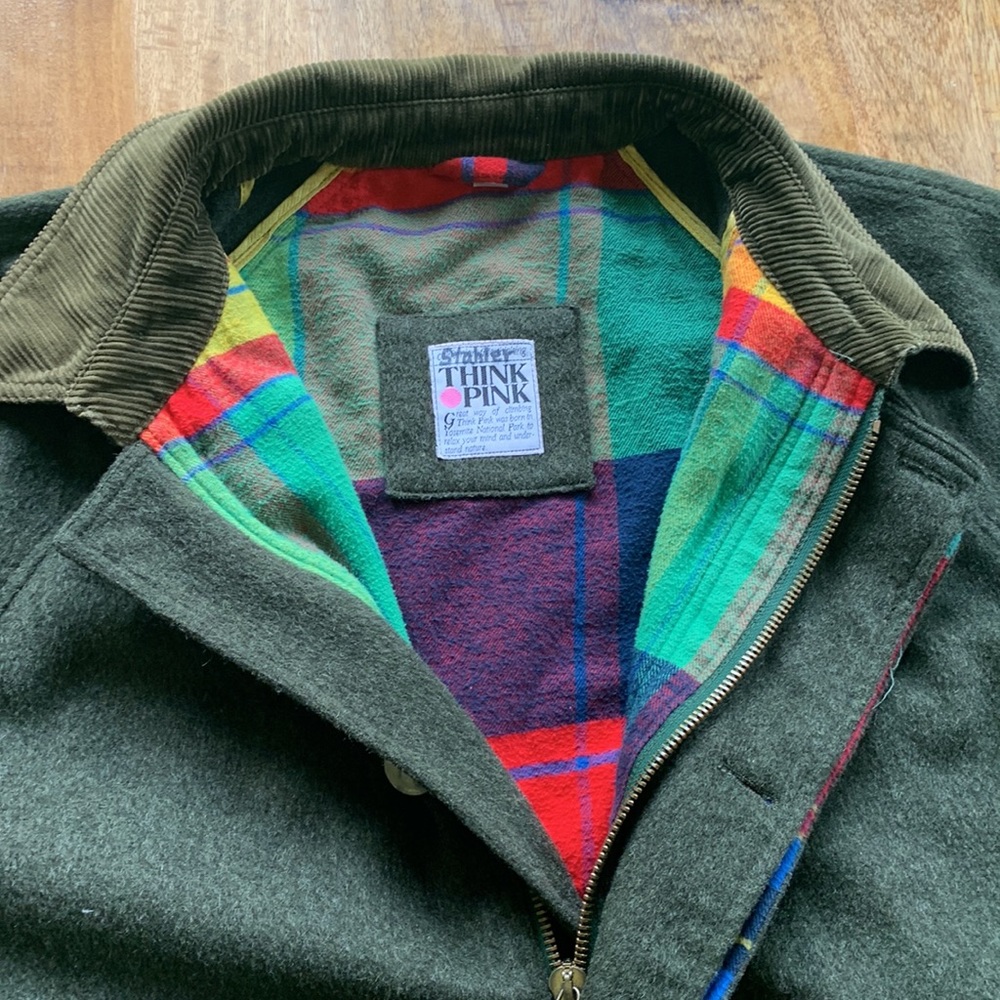 Think Pink National Park Lana Mohair Corduroy Flannel Jacket - Picture 15 of 16